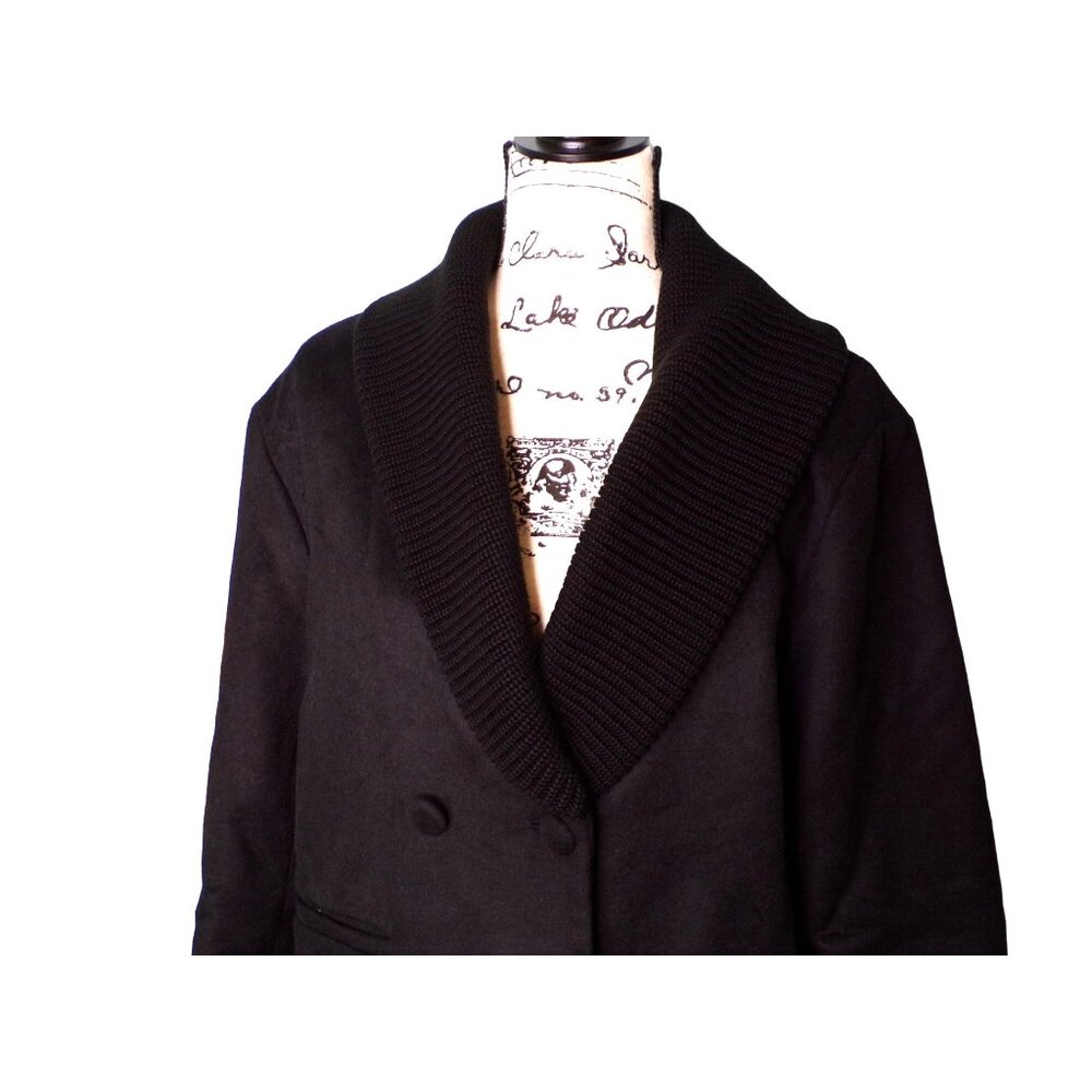 🆕BELLE & BLOOM After Party Quilt Lined Shawl Collar Wool Blend Coat Small - Picture 7 of 14
